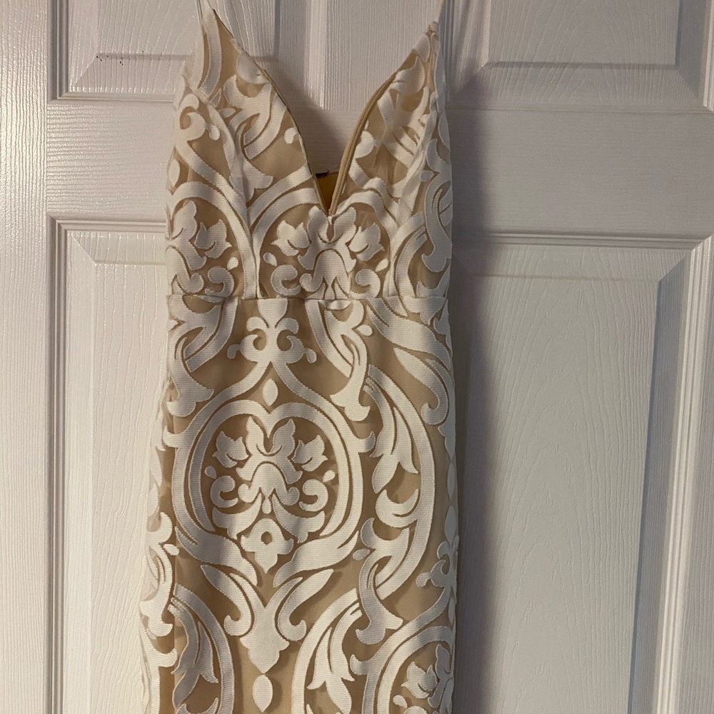 Charlotte Russe cream dress